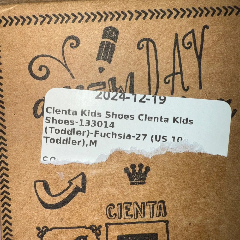 Cienta Kids Shoes slipper Toddler Fuchsia‎ Heart Slippers Size 27 US 10 NEW warm